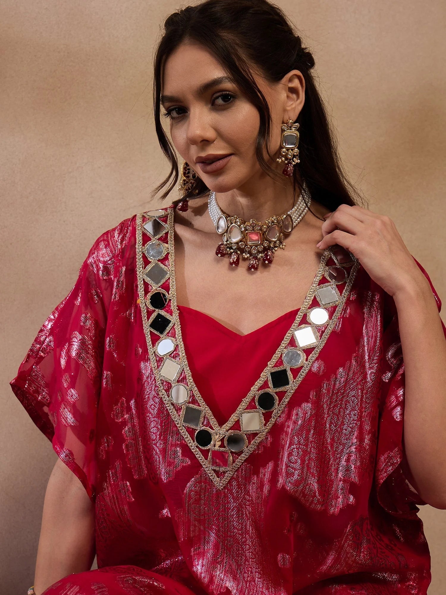 Red Kaftan With Pants: Shop Women's Kaftan Dresses Online Now