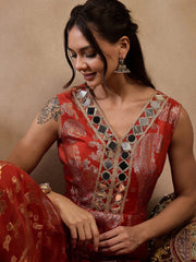Kalidar Jumpsuit In Rust Color