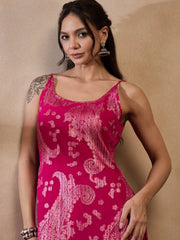 Kurta With Sharara In Pink Color