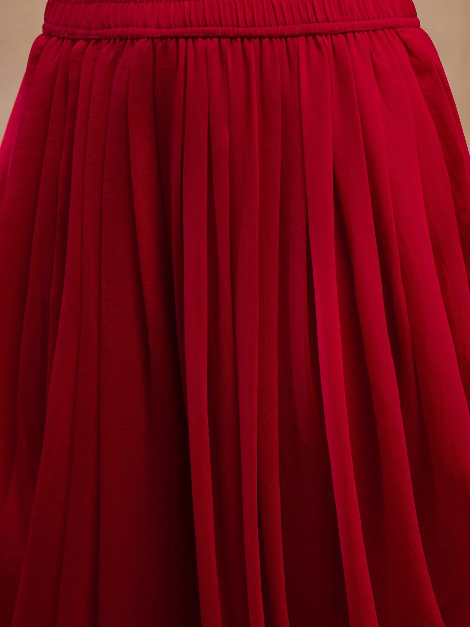 Red Dhoti Pants Outfit - One Shoulder Top | Women's Dhoti Sets