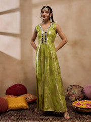 Kalidar Jumpsuit In Olive Color