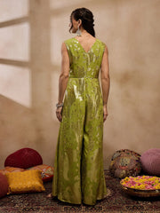 Kalidar Jumpsuit In Olive Color