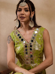 Kalidar Jumpsuit In Olive Color