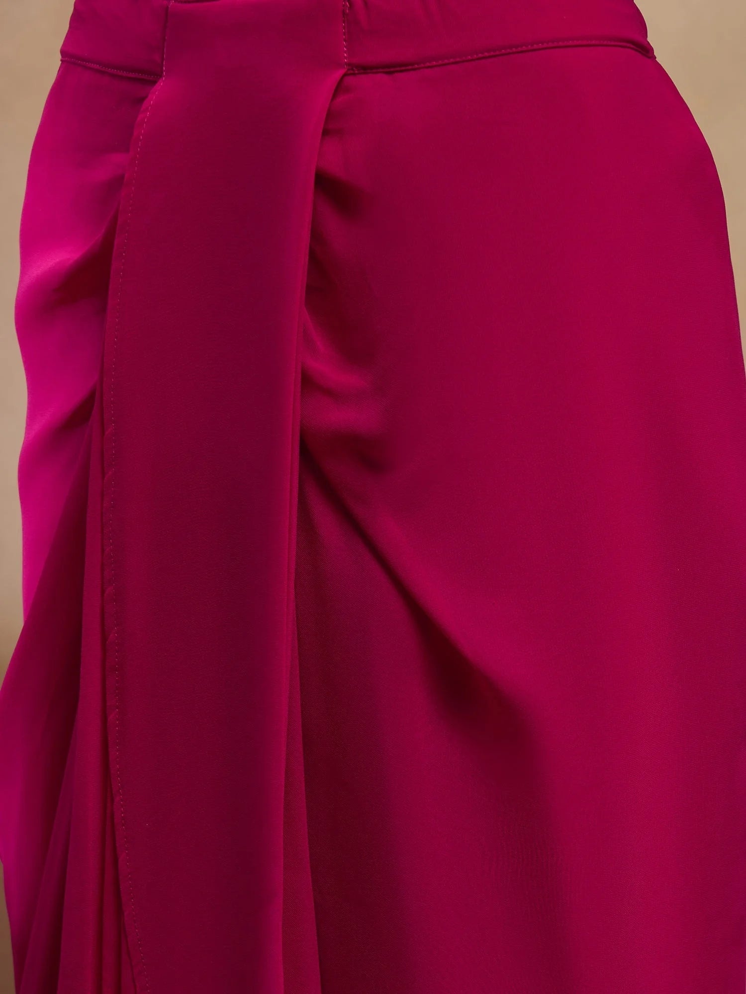 Pink Crop Top & Skirt Set | Party Wear Designer Lehenga