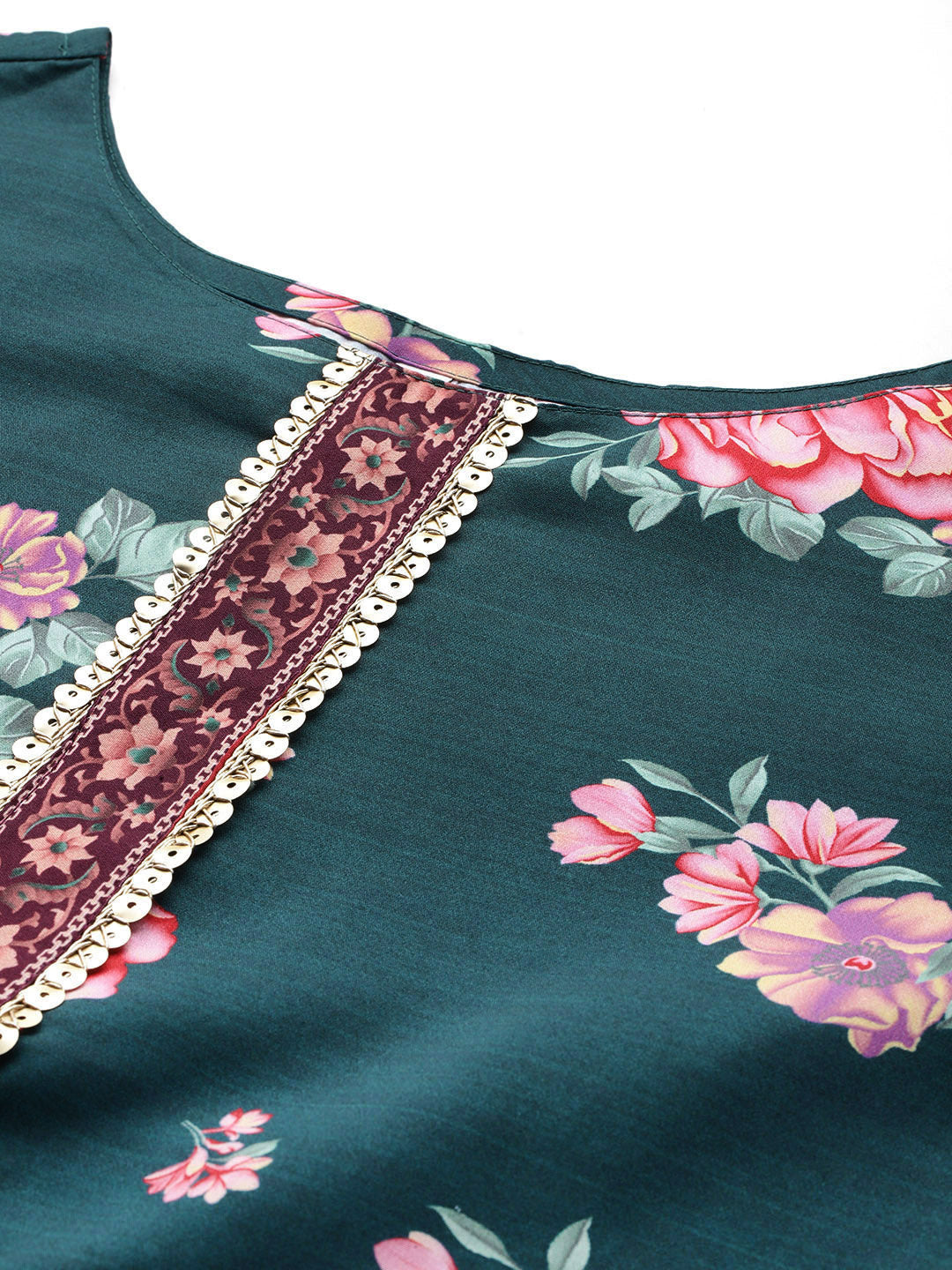 Floral Print Two Piece Sets: Tunic & Palazzo Co ord Sets