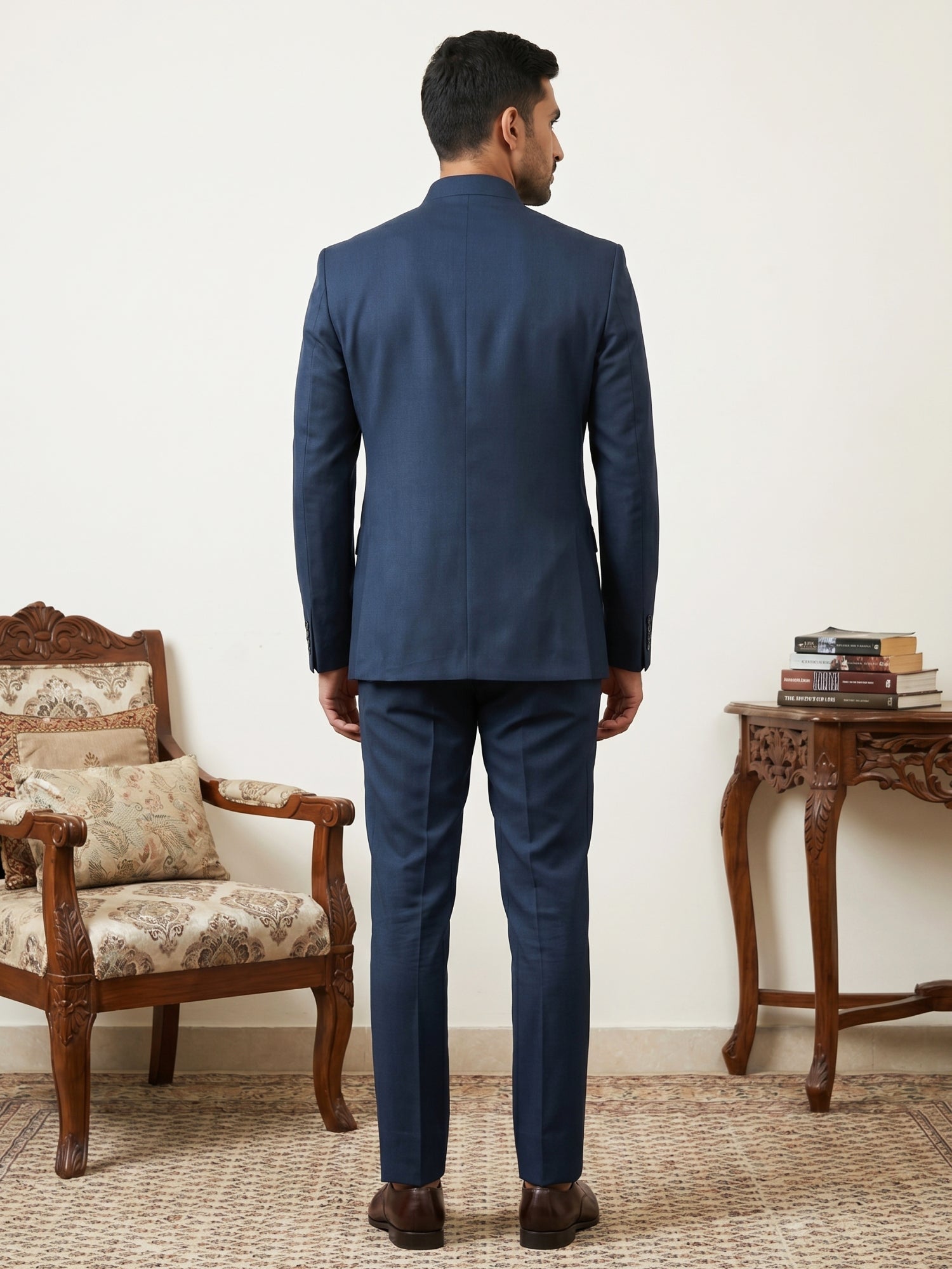 DesiQlo Men Solid Indo Western Set - Multicolor