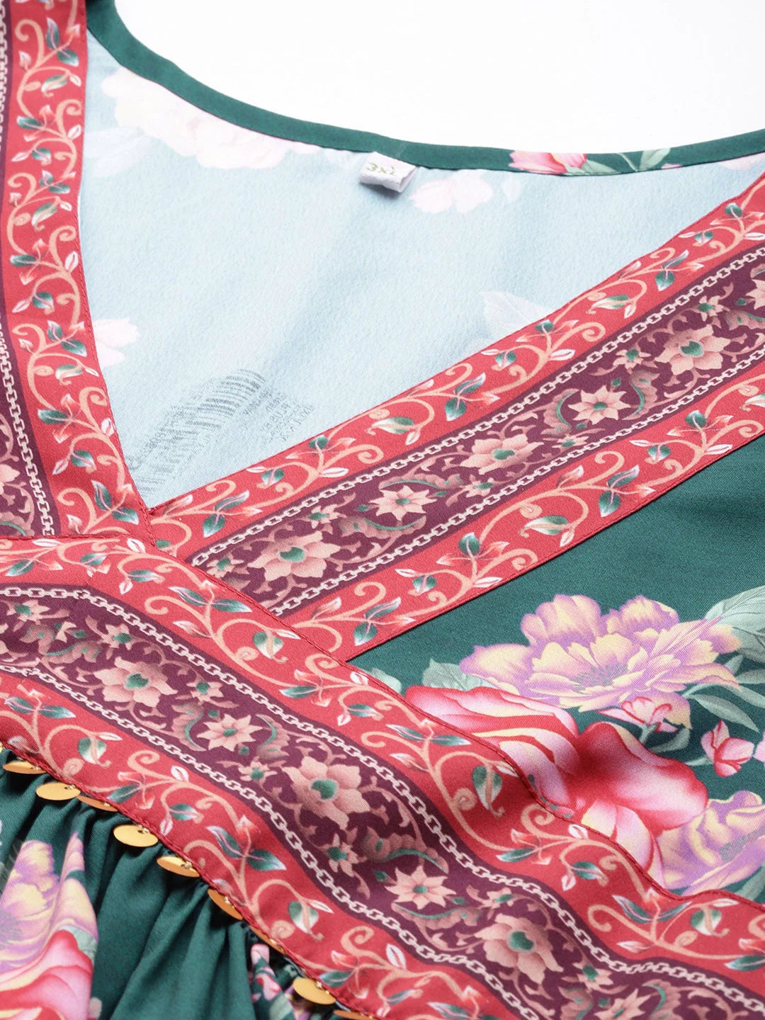 Plus Size Floral Midi Dress - Women's Western Outfits Online