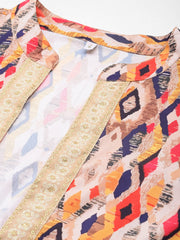 Women Printed Ethnic Co-Ords-AHBLPZJK-COMBO-823