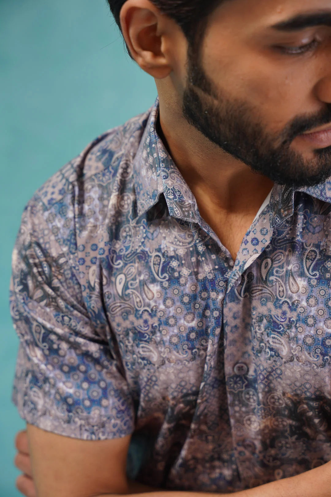 Pejali Printed Shirt SF-912 | Cotton Casual Mens Shirts