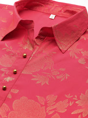 Women Floral Printed Tunic with Palazzos-AHTUPZ-COMBO-800