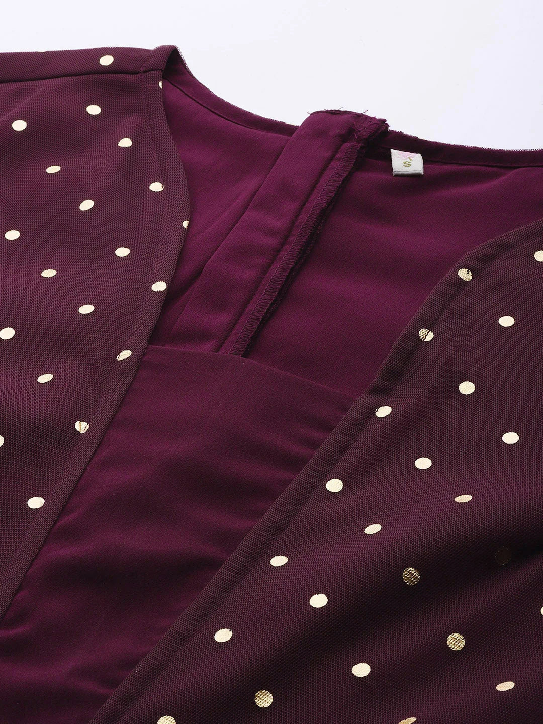 Burgundy Polka Dot Jumpsuit - Women's Jumpsuit Sets Online