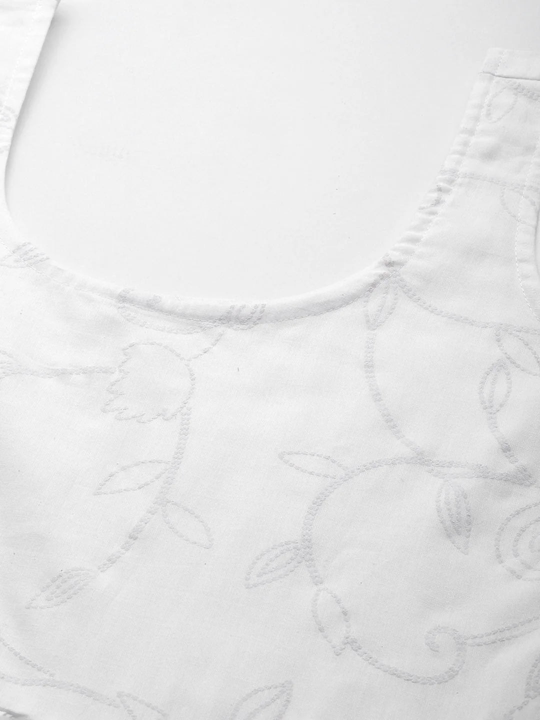 White High Slit Kurta Palazzo Set | Women's Palazzo Pants Set