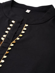 Women Regular Sequinned Kurta with Trousers & With Dupatta-AHKUDUPN-COMBO-699