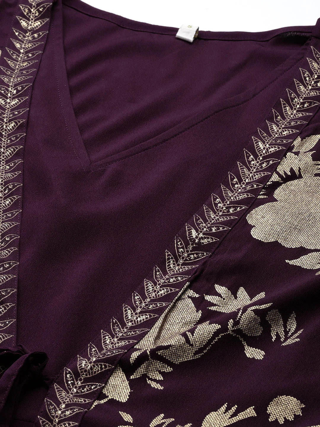 Floral Maxi Dress | Burgundy Fit & Flare | Indian Dresses