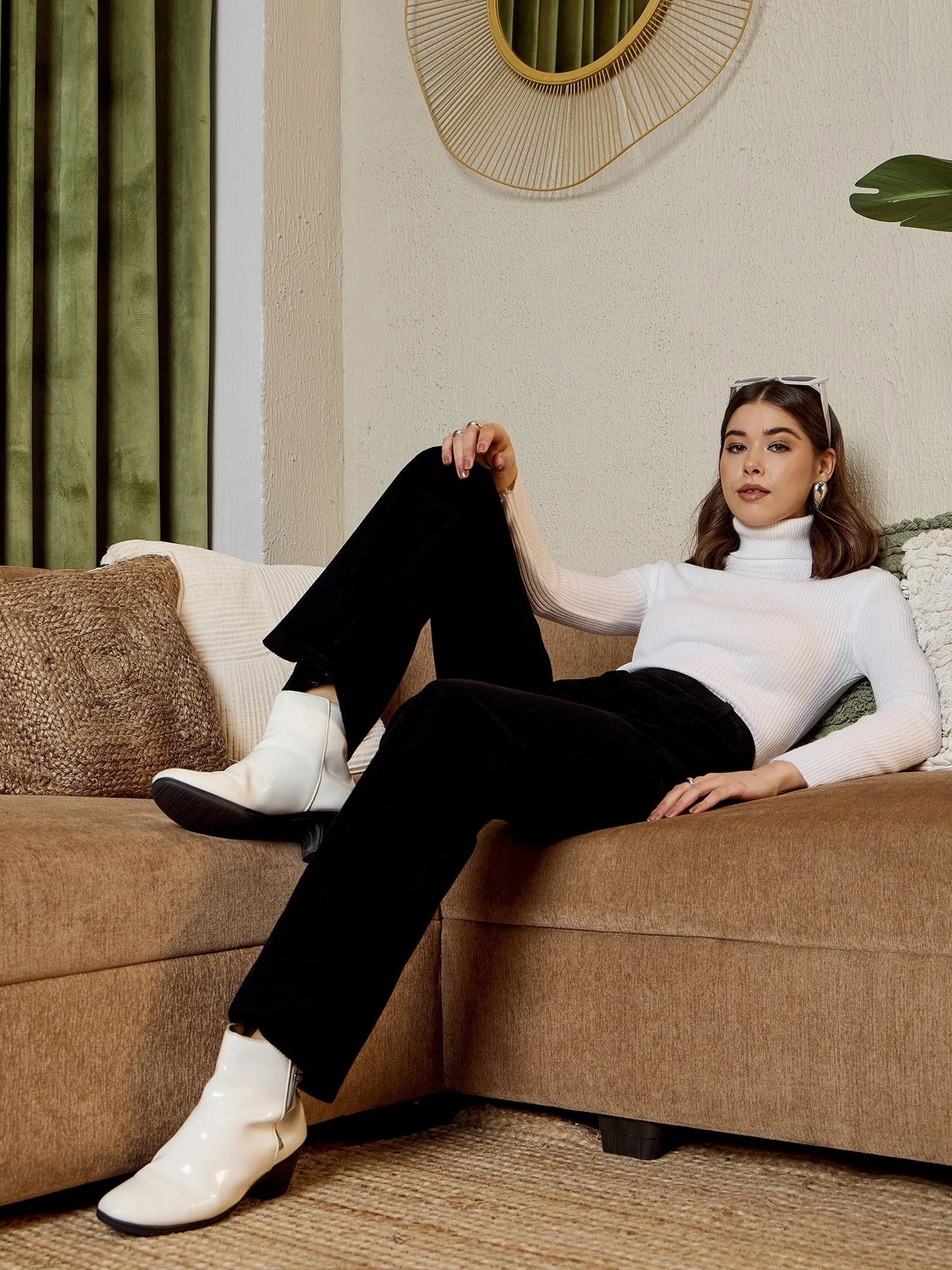 Black Corduroy Bell Bottoms - Stylish Women's Pants