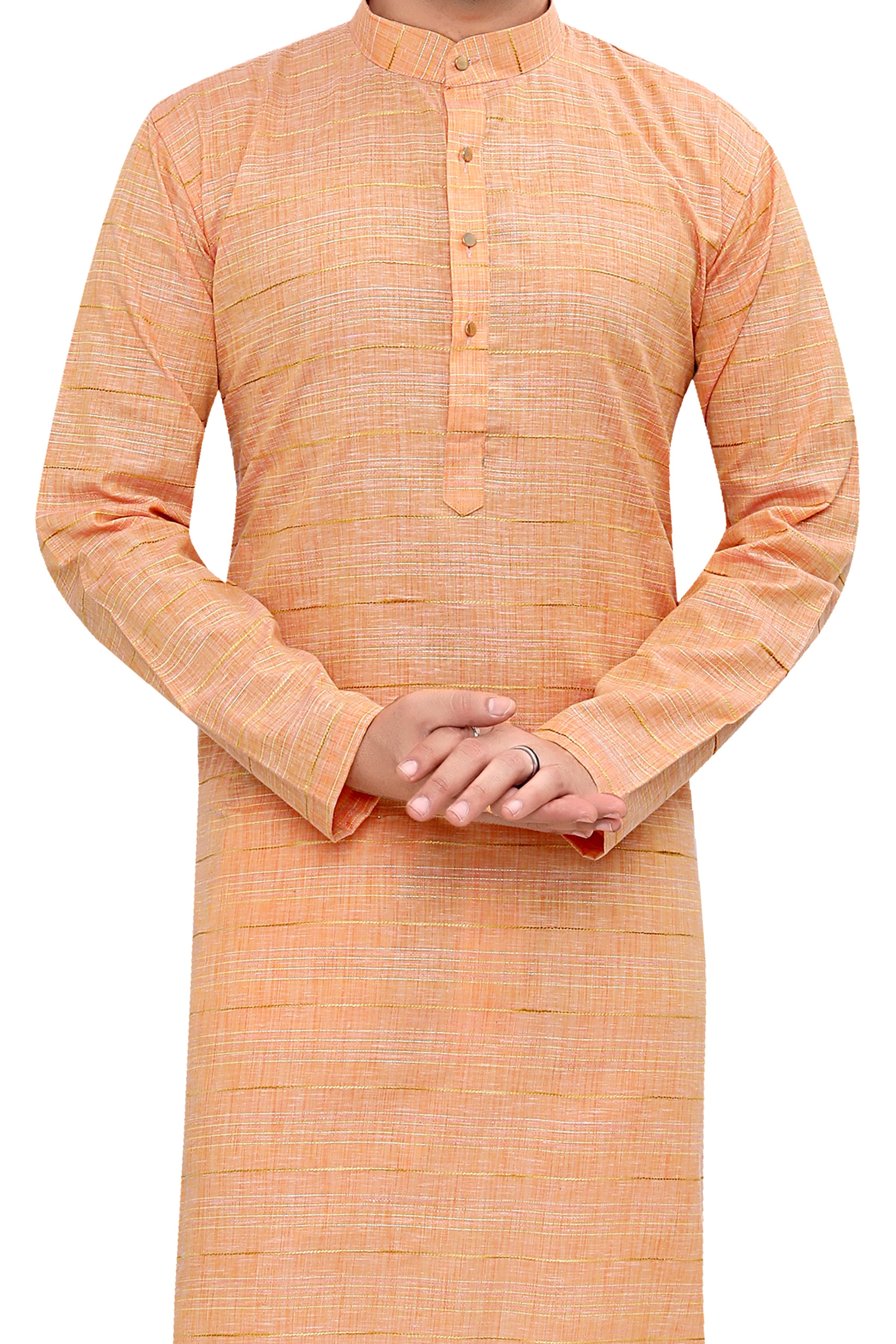 Cotton Kurta Pyjama Set for Men - Multicolor | KPSGLIOZH3 | DesiQlo