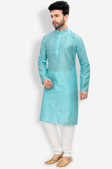 Cotton Kurta for Men - Green | KPPDJQG44