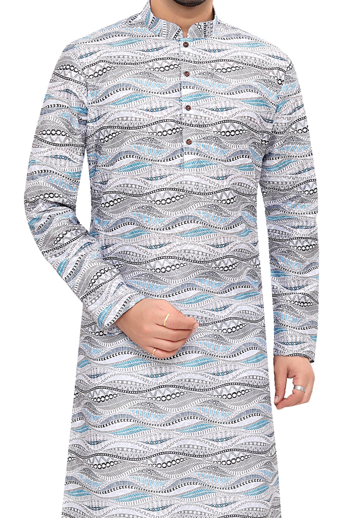 Cotton Kurta for Men - White | KUPR12487W