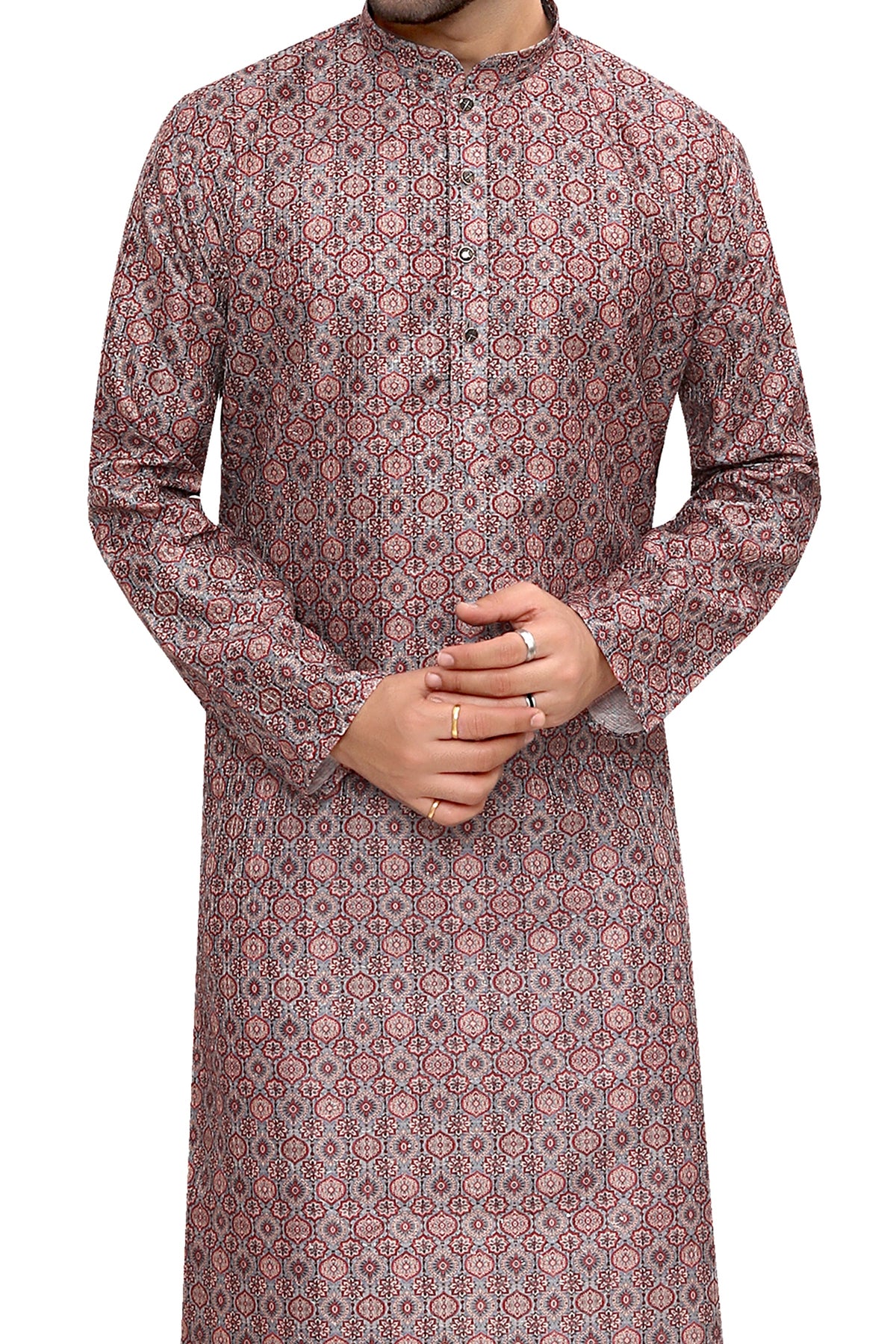 Silk Kurta for Men - Brown | KPPDSDBR40