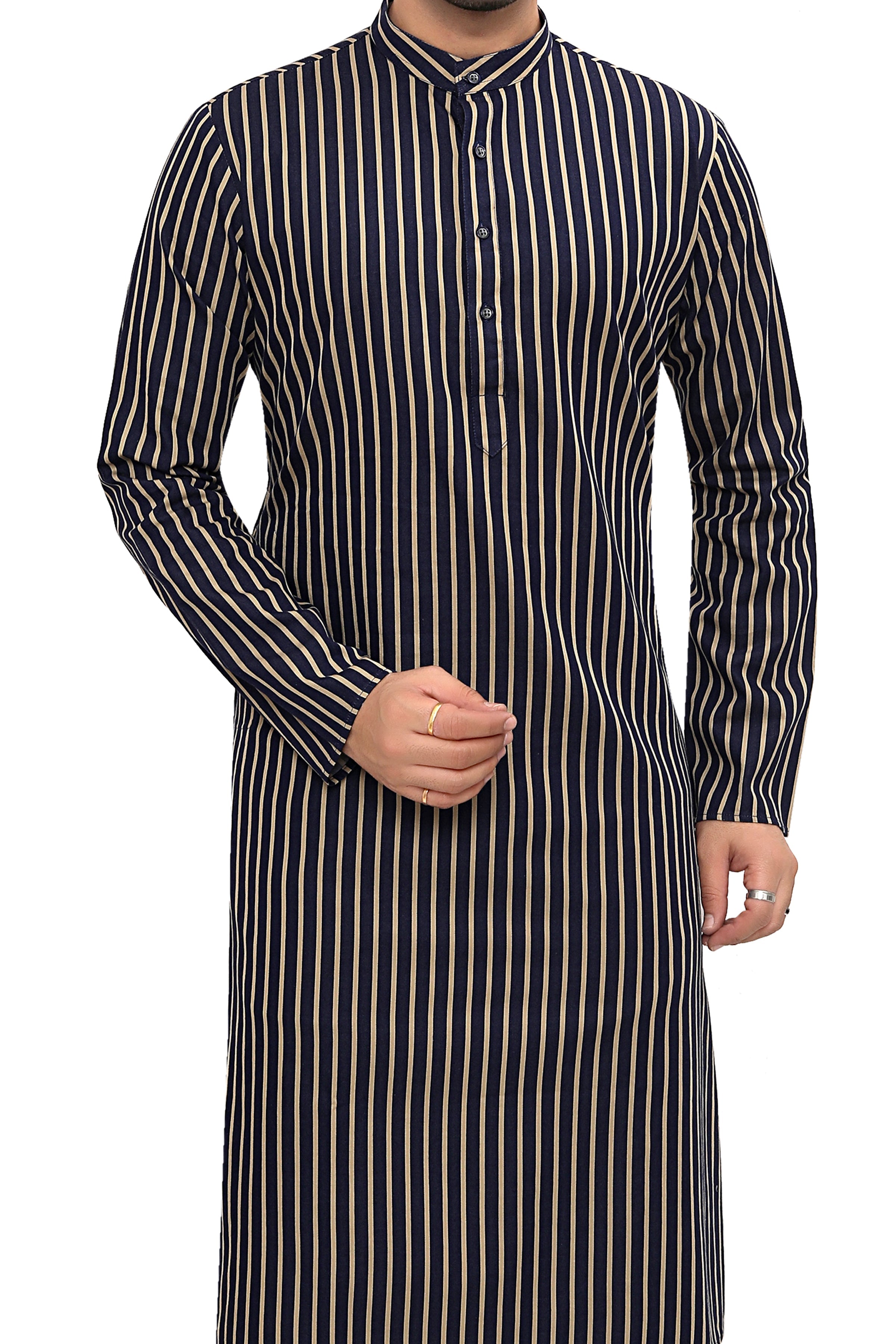 Cotton Kurta for Men - Multicolor | KUKMDNMG38 | DesiQlo