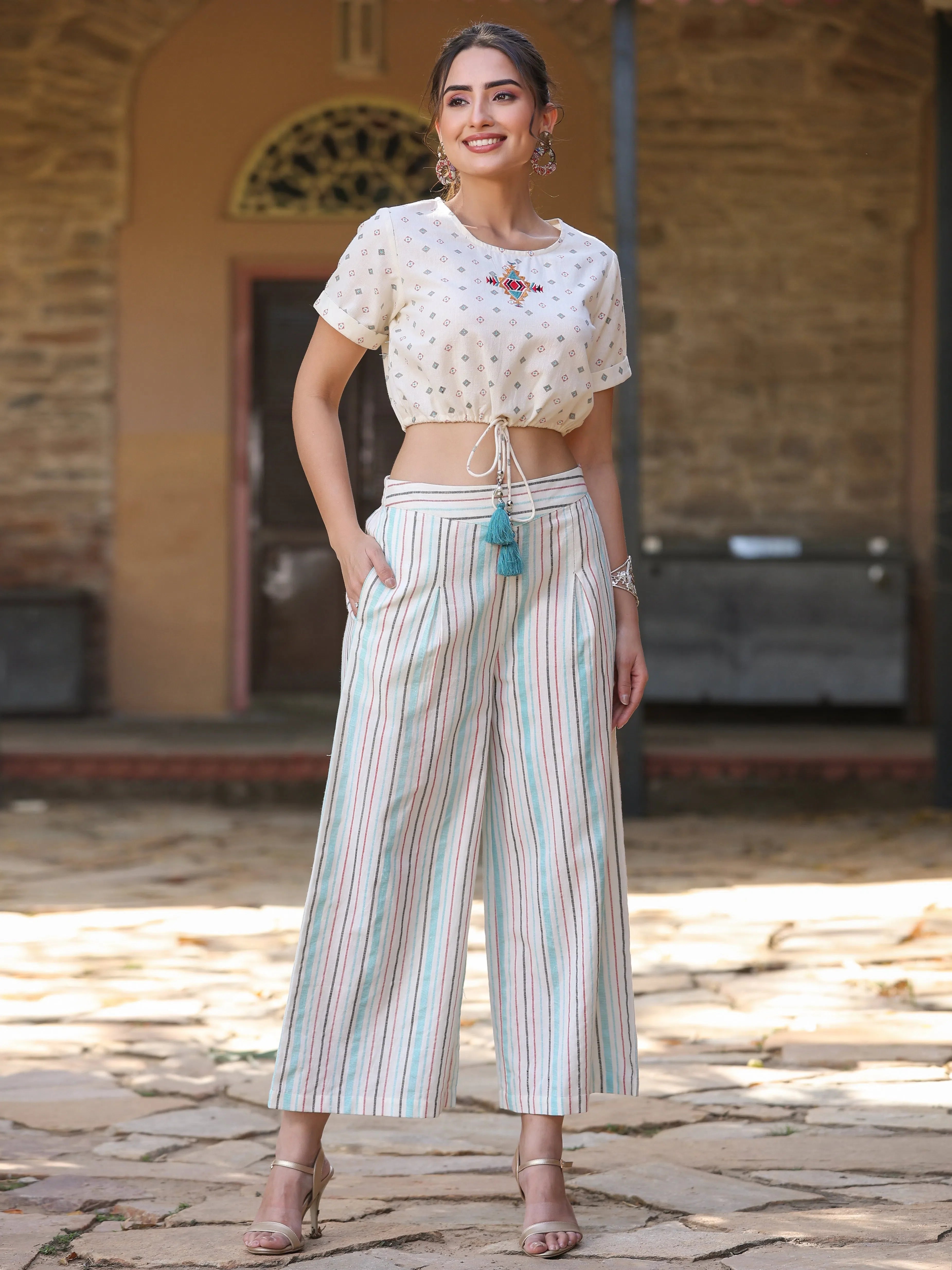 Cotton Flex Suit Set: Indian Suits for Women with Print