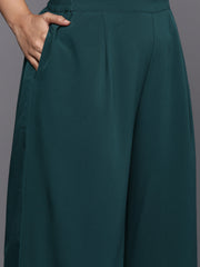 Plus Size Gotta Patti Kurta with Palazzos & Dupatta-AP-AHKUDUPZ-COMBO-594
