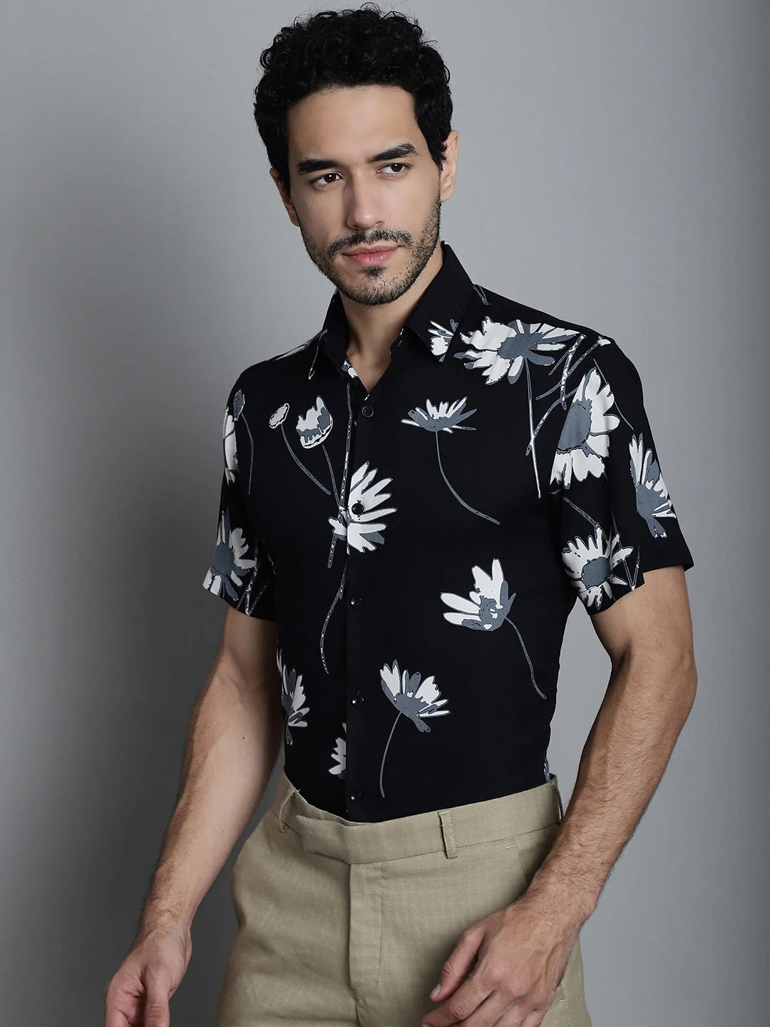 Men's Floral Printed Formal Shirts - Stylish Mens Shirt Designs