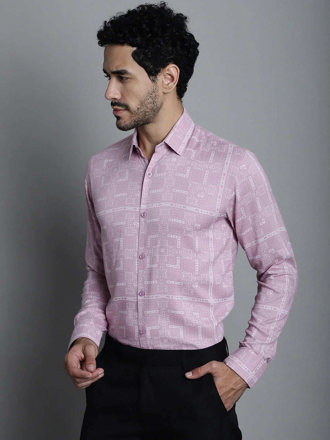 Geometric Printed Formal Shirts for Men | Shop Mens Shirt