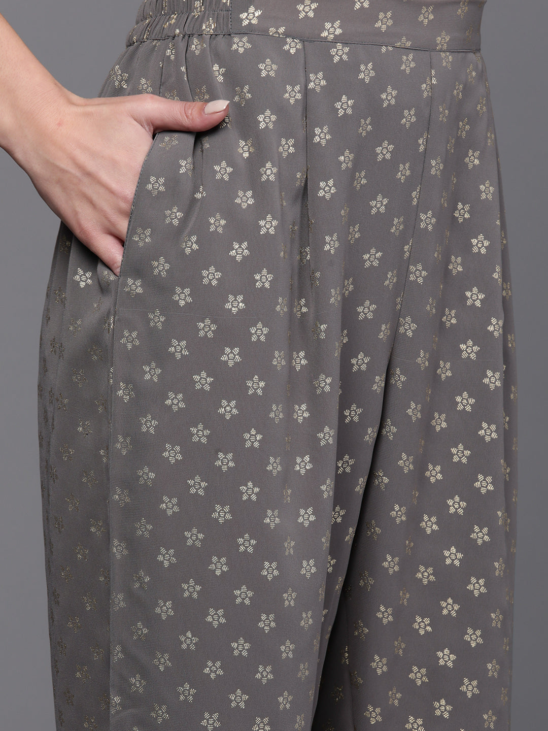 Ethnic Printed Sequinned Women's Kurta Set | Indian Kurta Sets