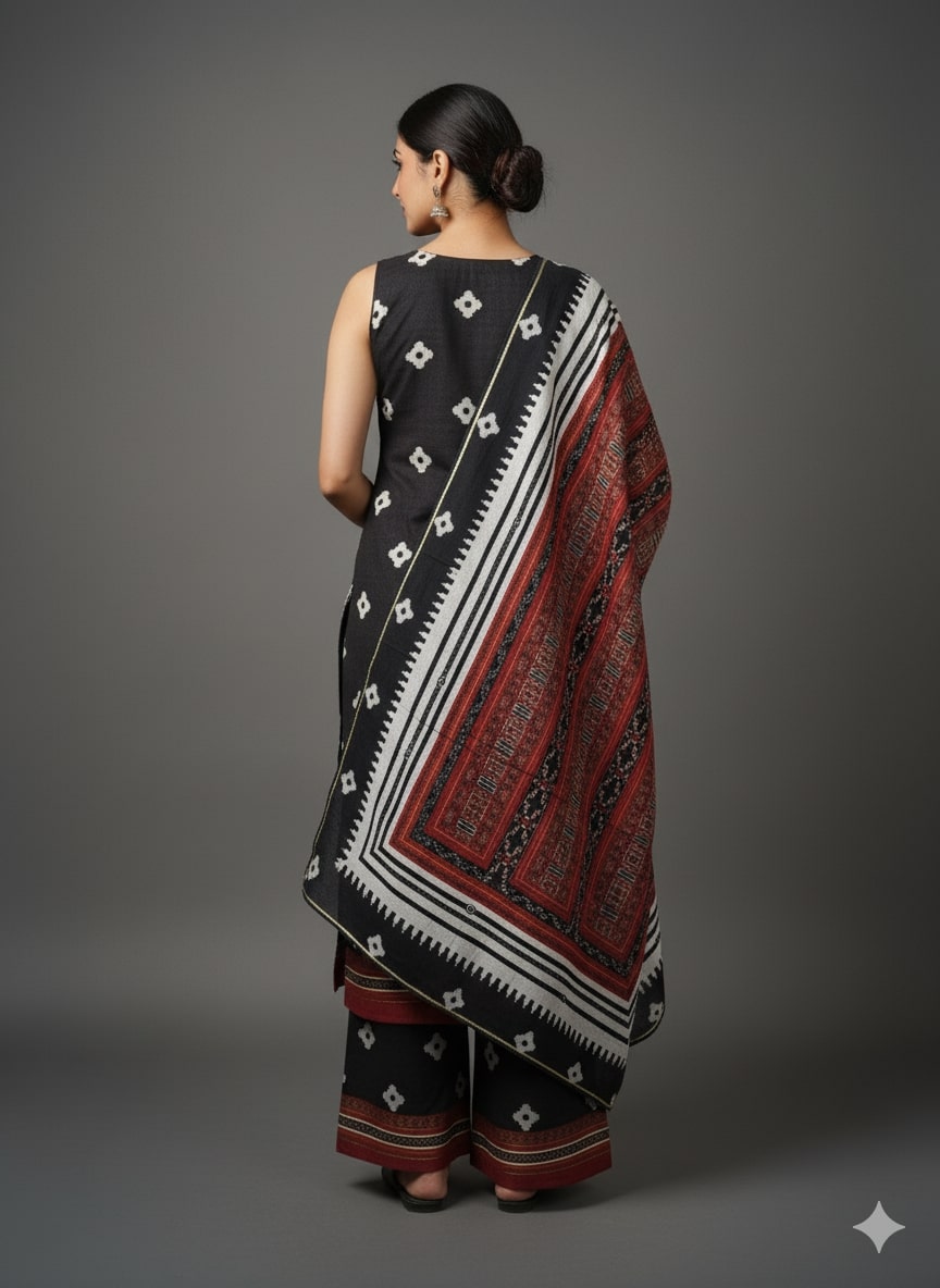 Digital Printed Kurta Set-AHKUPZDU-COMBO-1161-DS