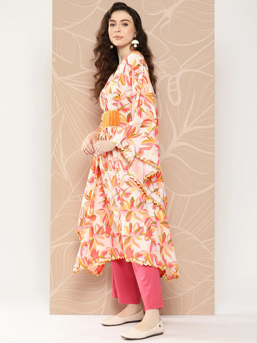 Floral Kaftan Kurta: Stylish Women's Kaftan Dresses