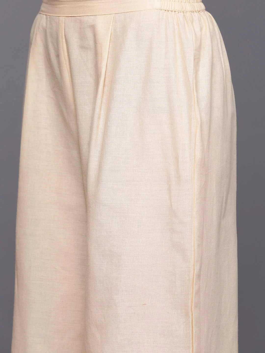 Brown Cotton Printed Kurta Palazzo Set | Palazzo Pants Set