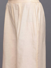 Brown Pure Cotton Printed Kurta Palazzo Set-AHKUPZ-COMBO-524