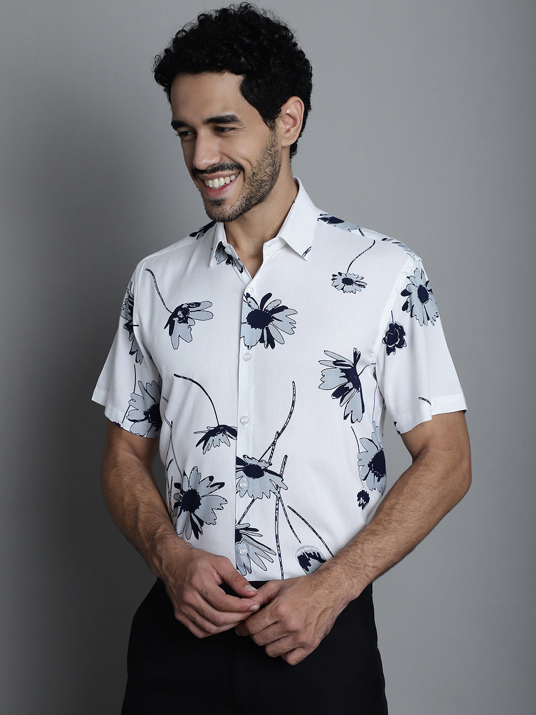 Men's Floral Printed Formal Shirts | Stylish Mens Shirt