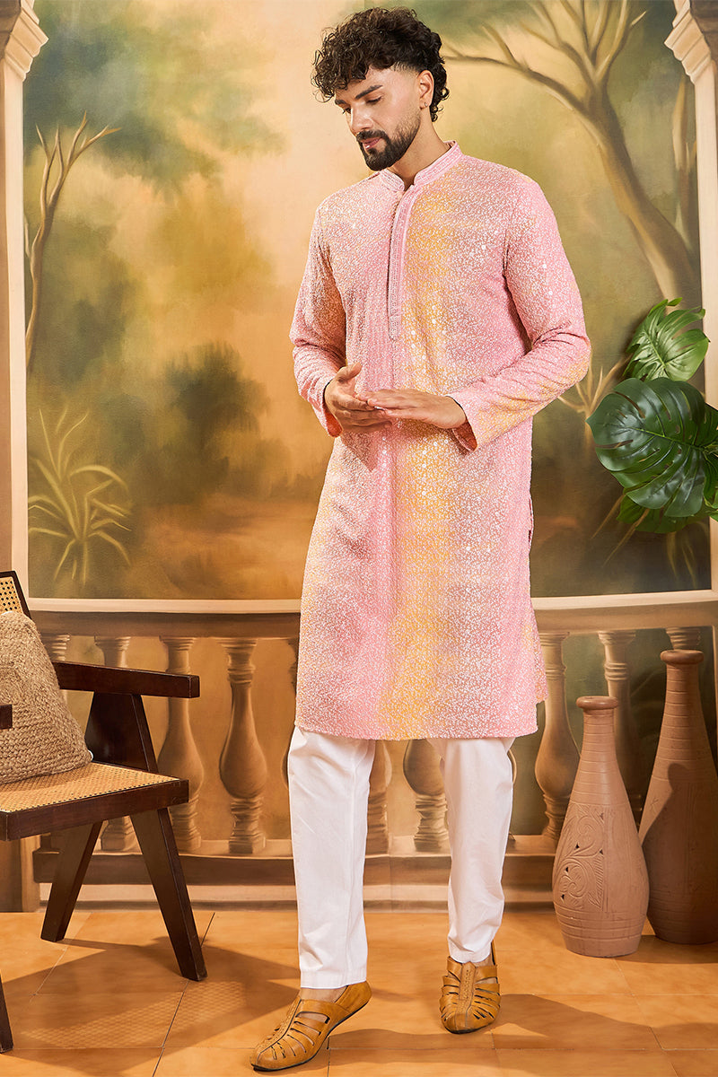 Multi Viscose Rayon Solid Embroidered Straight Kurta MKU1437 | DesiQlo