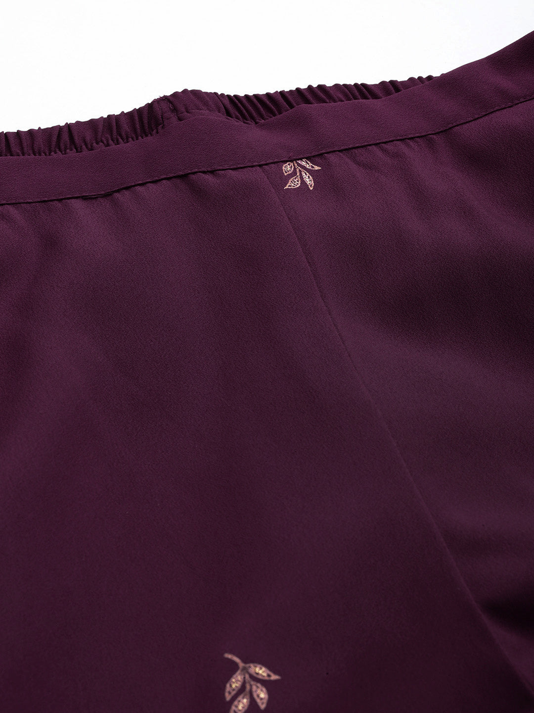 Plus Size Burgundy Sharara Set | Floral Sharara Suits