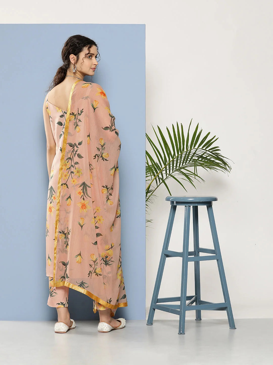 Floral Kurta with Dupatta- Indian Kurta Sets for Women Online