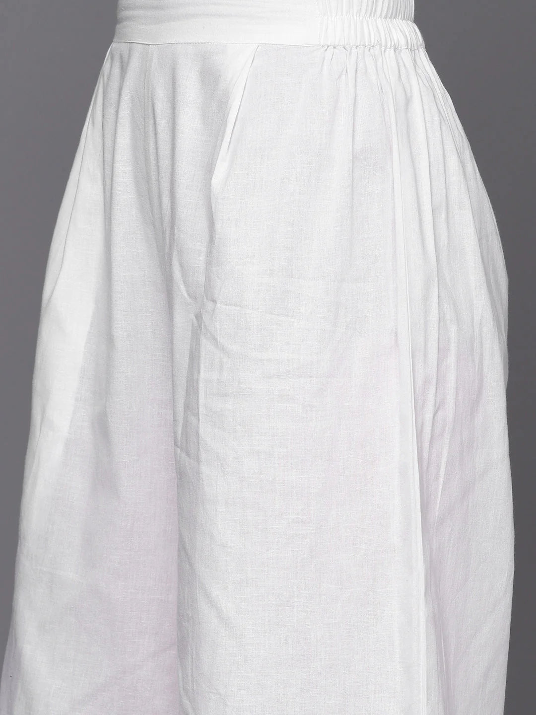 Floral Cotton Kurta Palazzo Set with Dupatta for Women