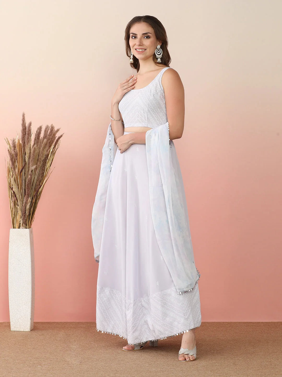 Sequined Designer Lehenga Choli for Women | Party Wear Lehenga