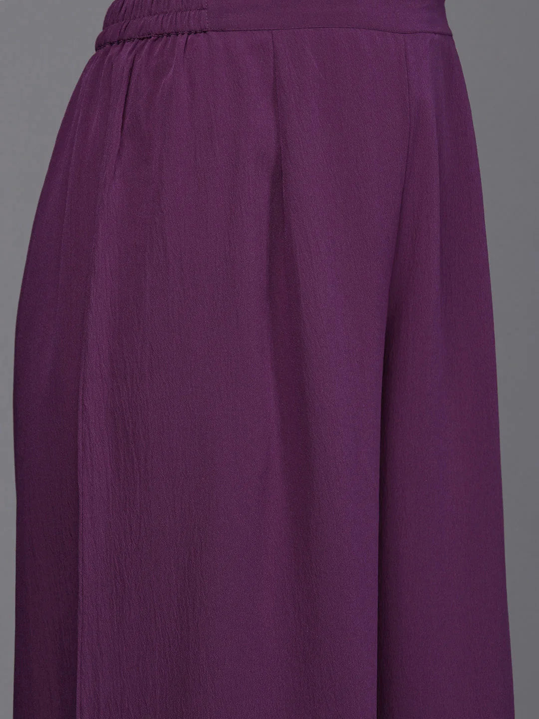 Women's Angrakha Kurta Palazzo Set - Floral Printed Design