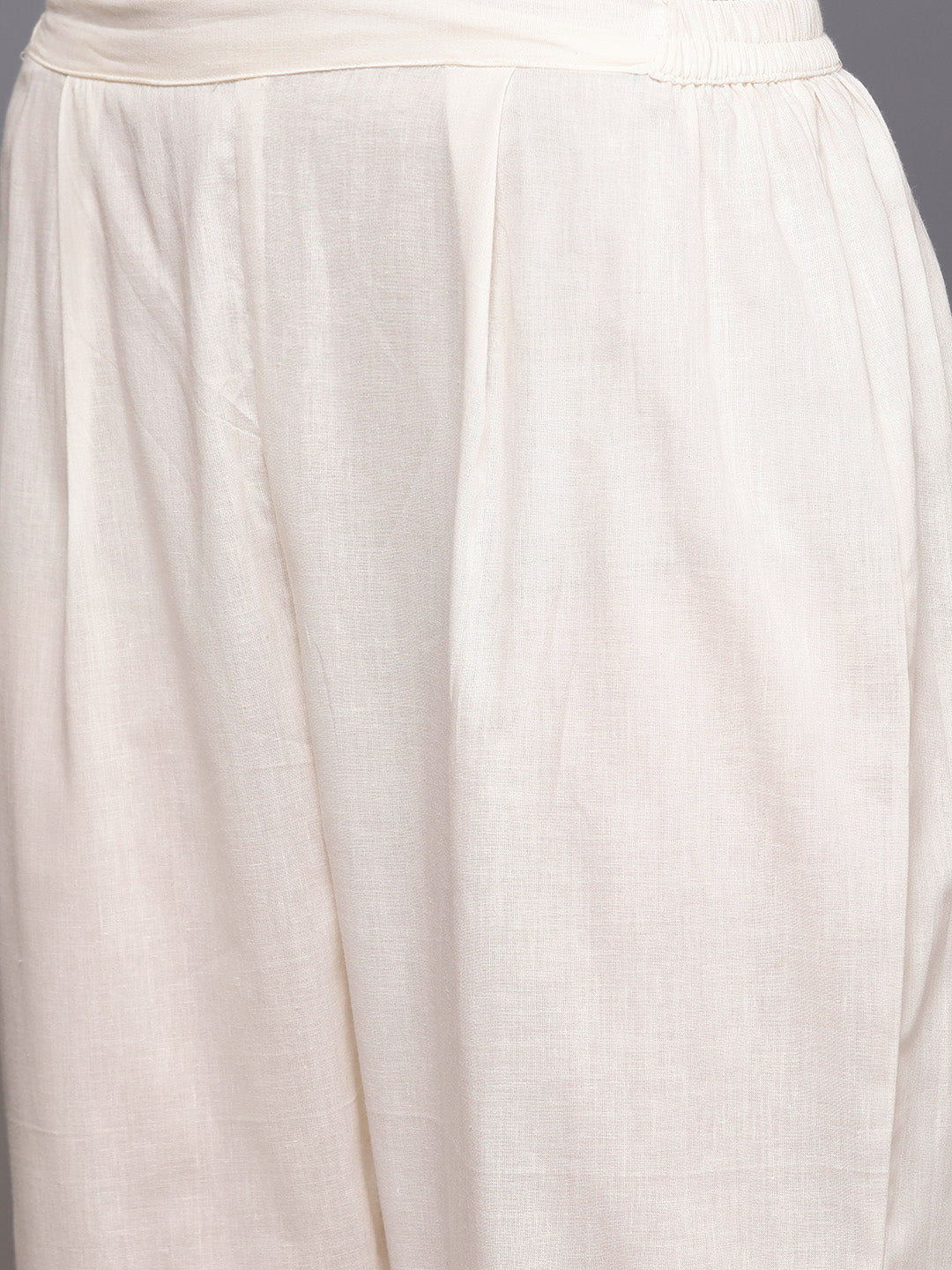 Off White Cotton Printed Kurta Pant Set | Indian Kurta Sets