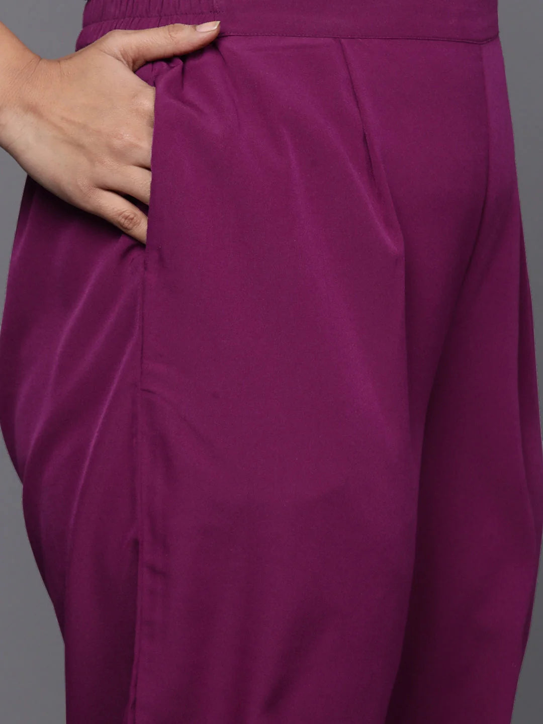 Floral High Slit Kurta Set Plus Size | Designer Kurta Sets