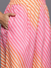 Striped Ethnic Co-Ords-AHTUPZ-COMBO-788