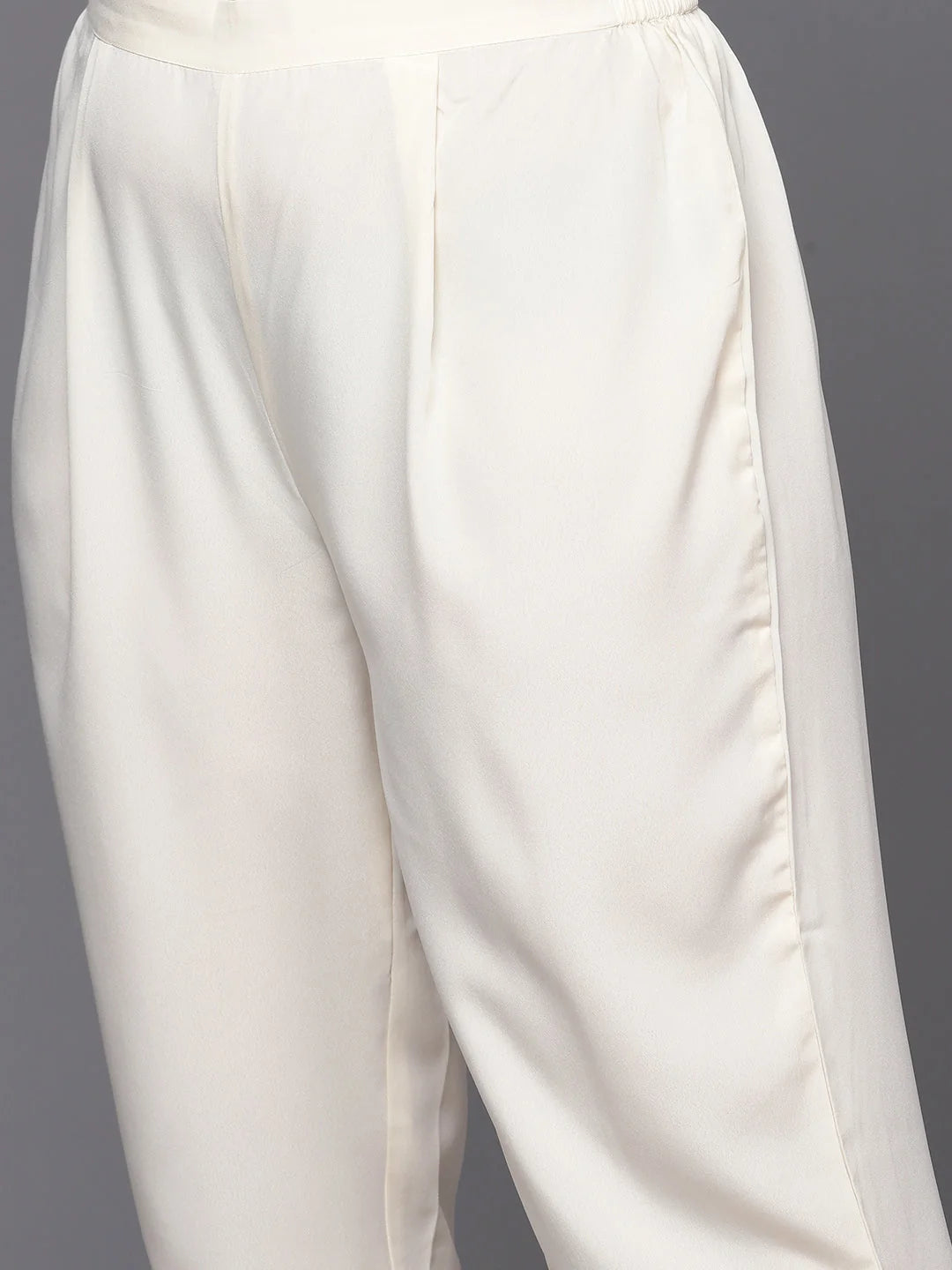 Off White Plus Size Kurta with Dupatta | Indian Kurta Sets