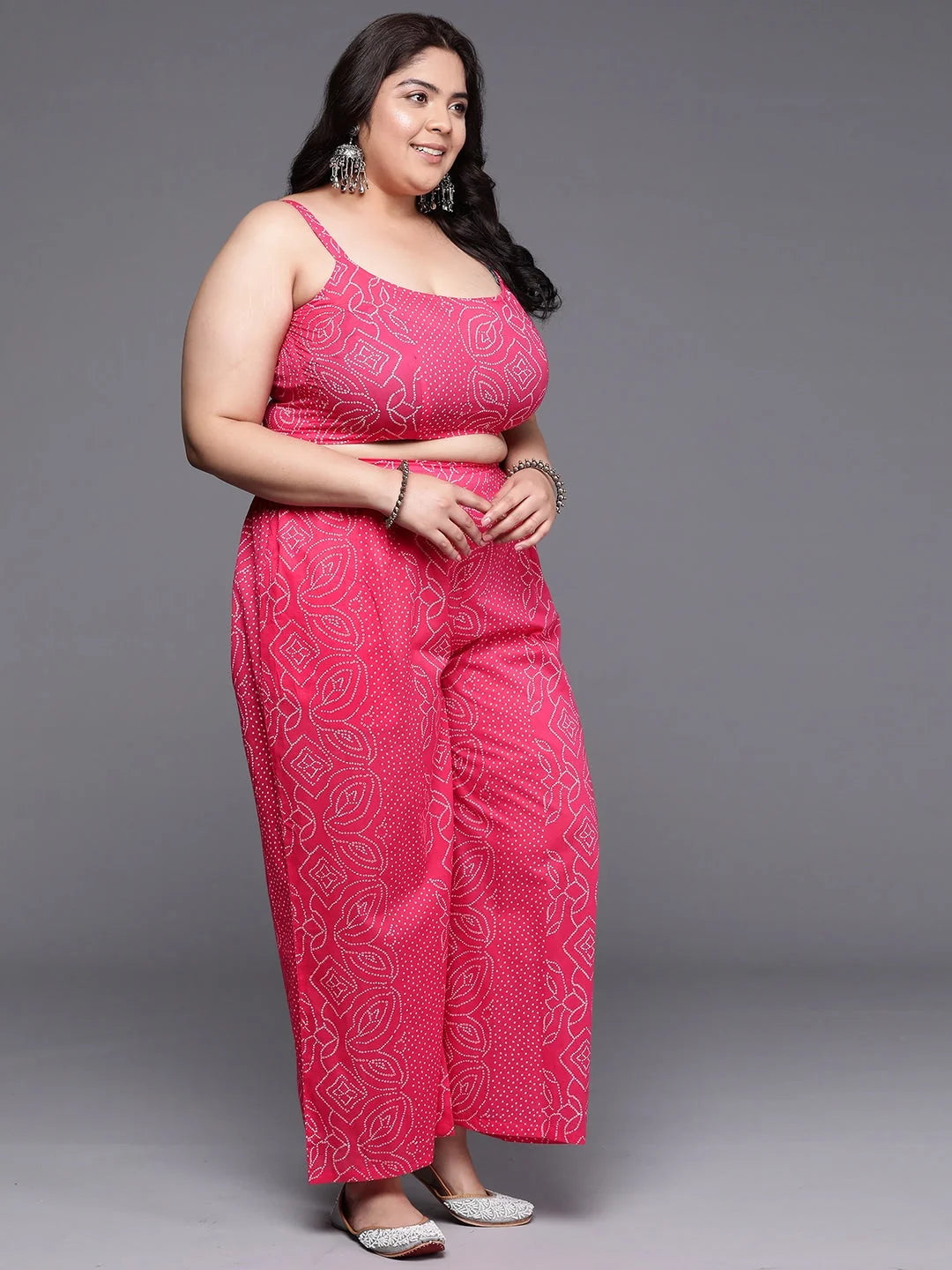 Plus Size Printed Cotton Co Ord Sets for Women | Ethnic Style