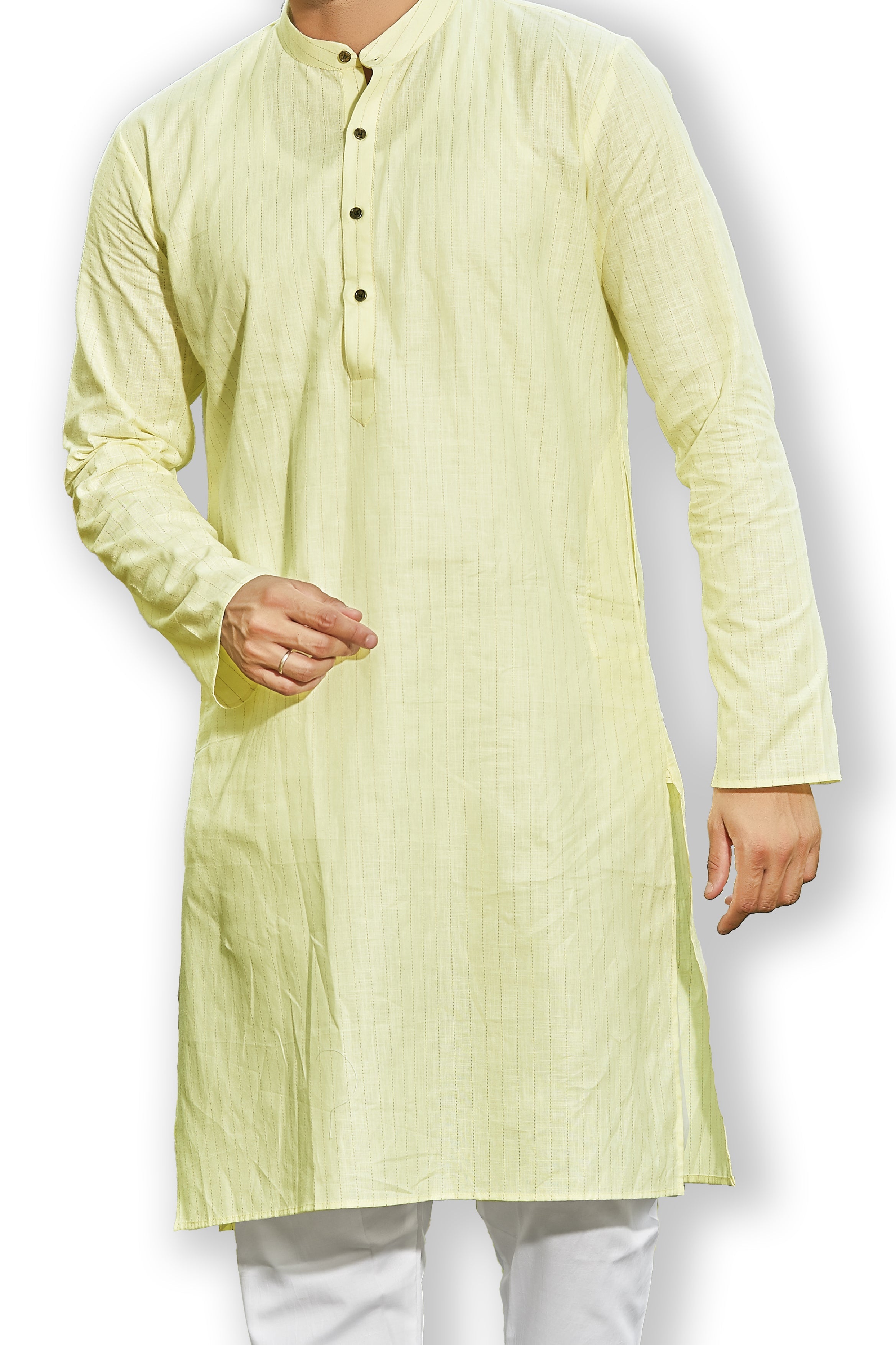 Cotton Kurta for Men - Multicolor | KPUCCLLY38 | DesiQlo