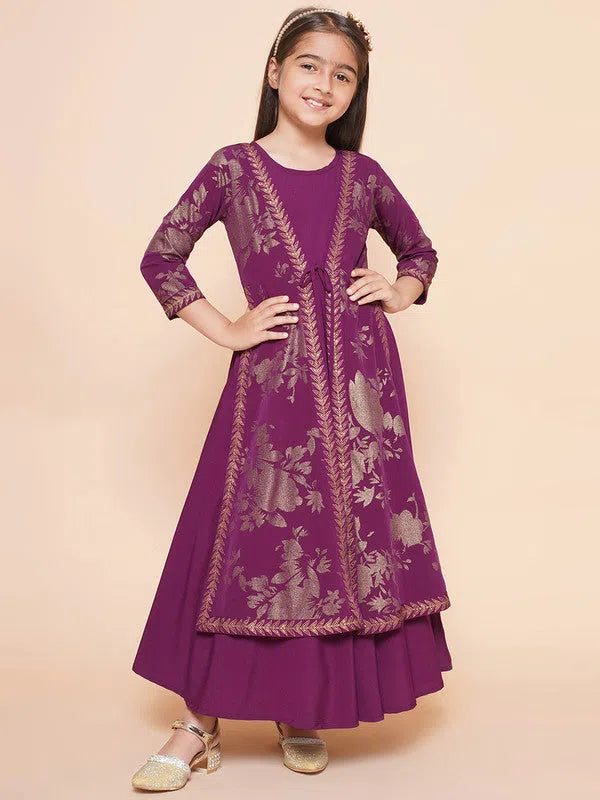 Girls Traditional Wear Ethnic Dress-46K-995KU-KDEDCRSM