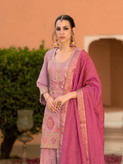Karigari Readymade Viscose Shimmer Sharara Set