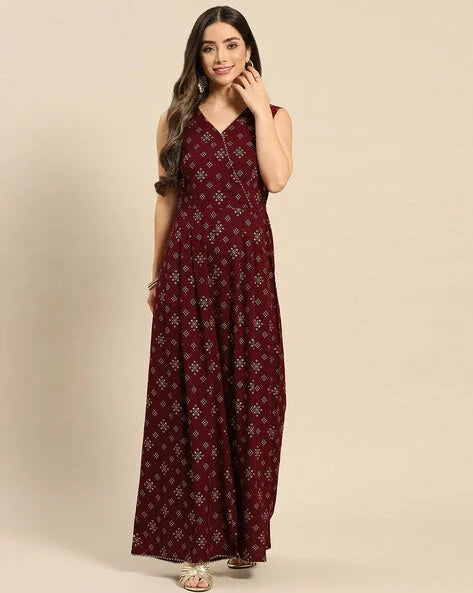 Wine Jumpsuit | Stylish Rayon Shirts & Trendy Women's Tops