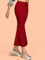 Women's Maroon Cotton Lycra High Rise Saree Shapewear-48-FC-CO-MAROON